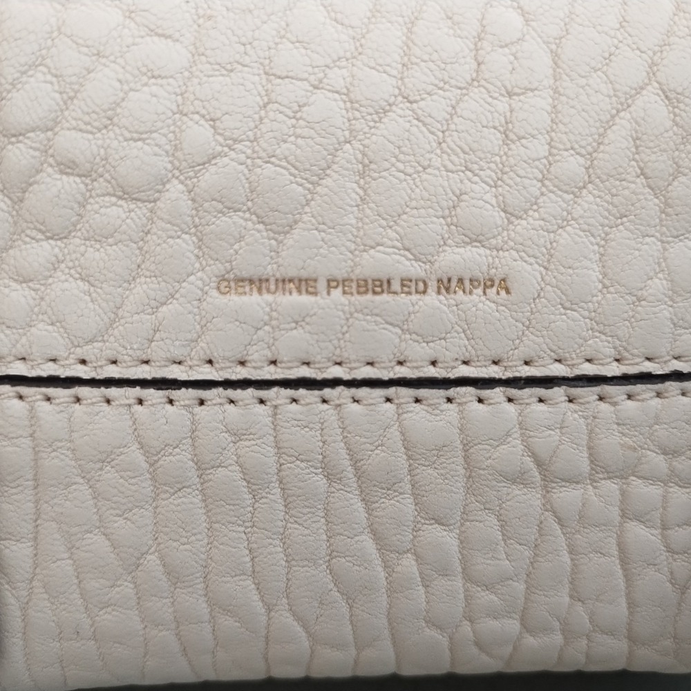 Very Rare Limited Edition Coach Ace 14 Nappa Pebbled Leather in Chalk Whipstitch - Picture 8 of 14